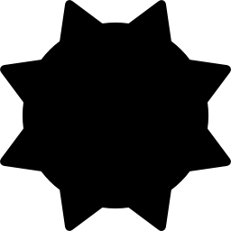 Sun black variant icon