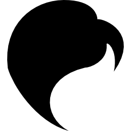 schwarzes haar icon