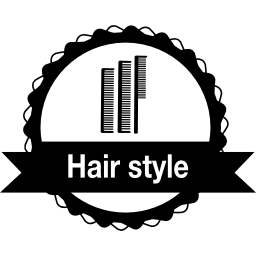 コーム付きヘアスタイルバッジ icon