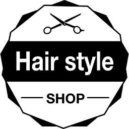 Hair salon commercial signal icon