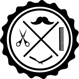 insignia de peluquería icono