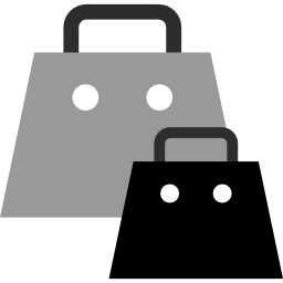 Shopping bags icon