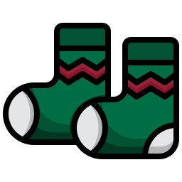 Christmas sock icon