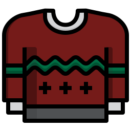 Christmas sweater icon