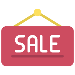 Sale sign icon