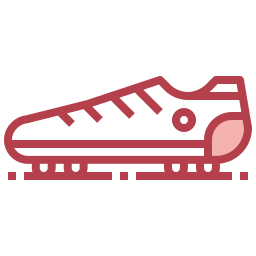 zapatos de fútbol icono