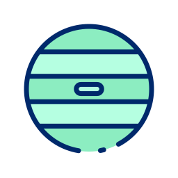 Exercise ball icon