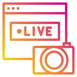 Live streaming icon