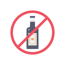 No alcohol icon