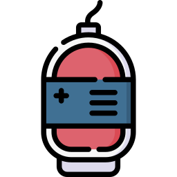 Blood bag icon