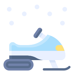 Snow bike icon