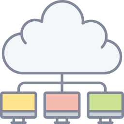 computación en la nube icono