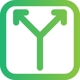 Y intersection icon