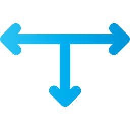 T junction icon