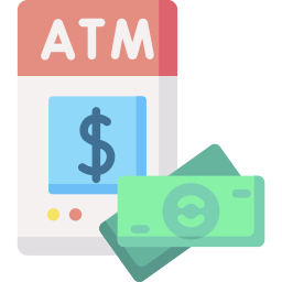 Cash machine icon