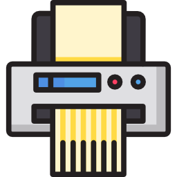 Paper shredder icon