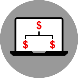 Money strategy icon