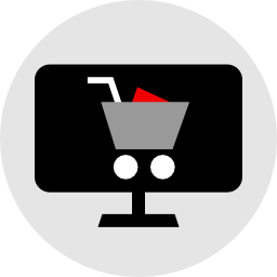 Online shopping icon