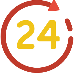 24 시간 시계 icon