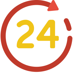 24 hour clock icon