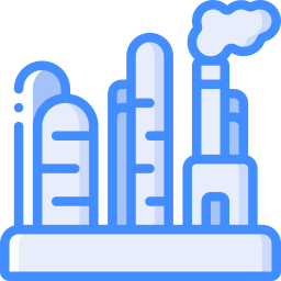 raffinerie de pétrole Icône