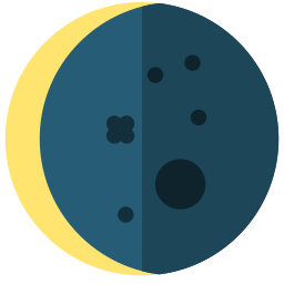 luna gibosa icono