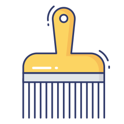 Hair brush icon