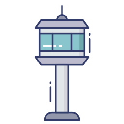 torre de control icono