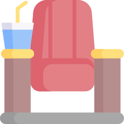 asiento de cine icono