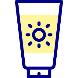blocco solare icona