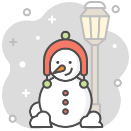 Снеговик иконка