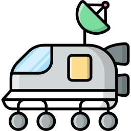 vehículo itinerante lunar icono
