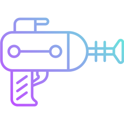 pistola laser icono