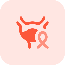 Cancer ribbon icon