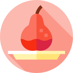 Poached pear icon