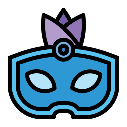 Карнавальная маска иконка