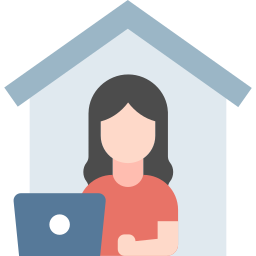 Work from home icon