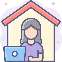 Work from home icon