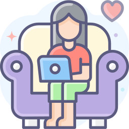 Work from home icon