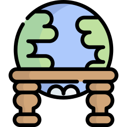 tierra del globo icono
