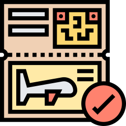 Boarding pass icon