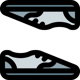 Running shoes icon