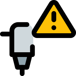 Warning sign icon