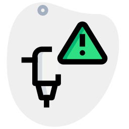 Warning sign icon