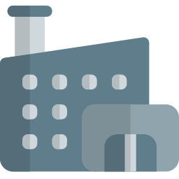 Factory plant icon