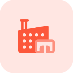 Factory plant icon