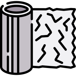 Aluminium paper icon