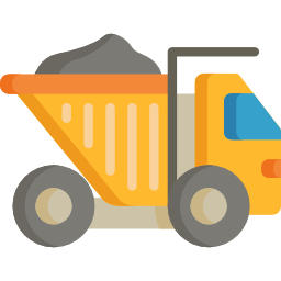 Cargo truck icon