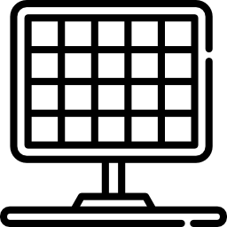 Solar panel icon