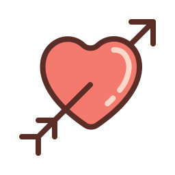Falling in love icon